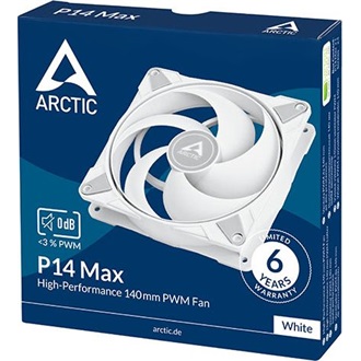 Arctic Cooling P14 Max rendszerhűtő ventilátor fehér