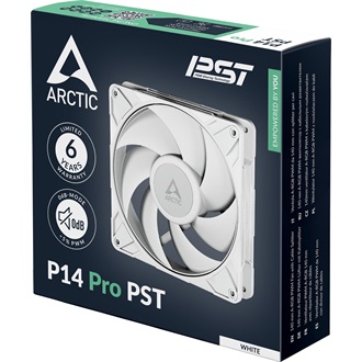 Arctic Cooling P14 Pro PST rendszerhűtő ventilátor fehér