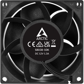 Arctic Cooling S8083-10K rendszerhűtő ventilátor kit fekete