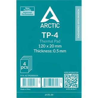 Arctic Cooling TP-4 120×20m 0,5m 4db szürke hővezető lap