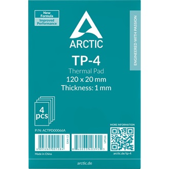 Arctic Cooling TP-4 120×20m 1,0m 4db szürke hővezető lap