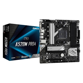 Asrock A520M PRO4 desktop alaplap microATX