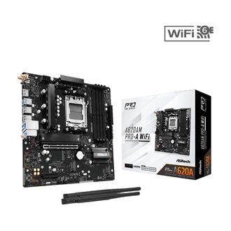 Asrock A620AM PRO-A WIFI desktop alaplap microATX