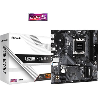 Asrock A620M-HDV/M.2 desktop alaplap microATX