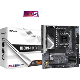 Asrock B650M-HDV/M.2 desktop alaplap microATX