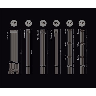 Asrock PRO-850G ATX desktop tápegység 850W 80+ Gold BOX