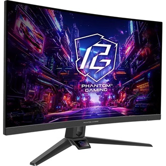 Asrock Phantom Gaming PG27FRS1A 27" ívelt VA LED gaming monitor fekete 280Hz FreeSync Premium
