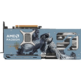 Asrock Radeon RX 9070 XT Monster Hunter Wilds Edition 16GB GDDR6 256-bit grafikus kártya