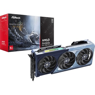 Asrock Radeon RX 9070 XT Monster Hunter Wilds Edition 16GB GDDR6 256-bit grafikus kártya