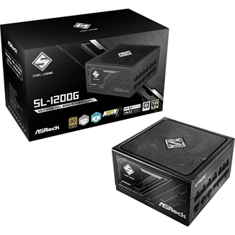 Asrock Steel Legend SL-1200G ATX desktop tápegység 1200W 80+ Gold BOX