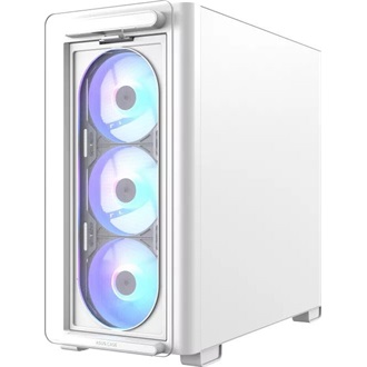 Asus A23 Plus táp nélküli ablakos MT Mini Tower számítógépház fehér