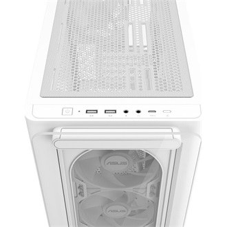 Asus A23 Plus táp nélküli ablakos MT Mini Tower számítógépház fehér