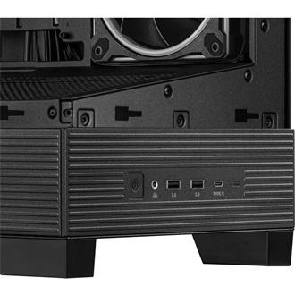 Asus A31 Plus táp nélküli ablakos Mid Tower számítógépház fekete