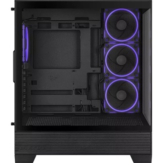 Asus A31 Plus táp nélküli ablakos Mid Tower számítógépház fekete