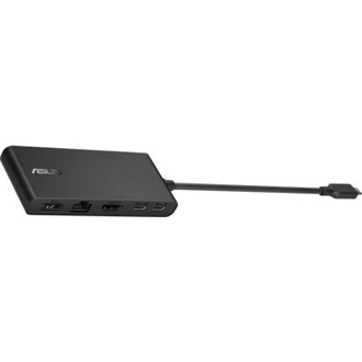 Asus Dual 4K Dock DC201 5-port 100W USB-C dokkoló fekete