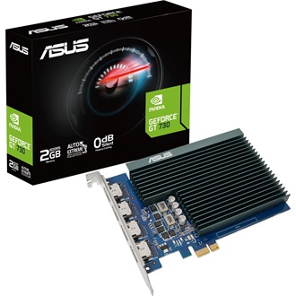 Asus GeForce GT 730 Silent 2GB GDDR5 64-bit grafikus kártya