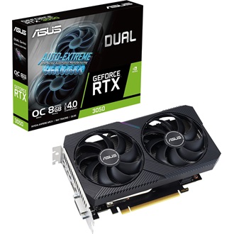 Asus GeForce RTX 3050 Dual OC V2 8GB GDDR6 128-bit grafikus kártya