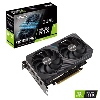 Asus GeForce RTX 3060 Dual OC V2 12GB GDDR6 192-bit grafikus kártya