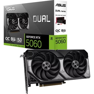 Asus GeForce RTX 5060 Dual Advanced OC 8GB GDDR7 128-bit grafikus kártya