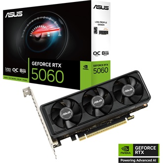 Asus GeForce RTX 5060 OC 8GB GDDR7 128-bit low profile grafikus kártya