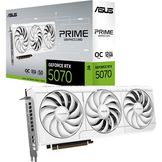 Asus GeForce RTX 5070 Prime White OC 12GB GDDR7 192-bit grafikus kártya