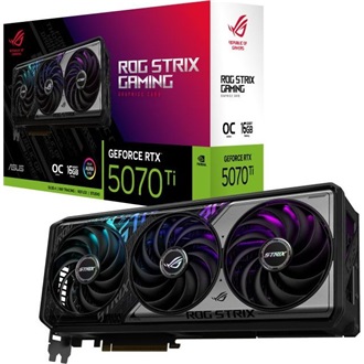 Asus GeForce RTX 5070 Ti ROG Strix Gaming OC 16GB GDDR7 256-bit grafikus kártya
