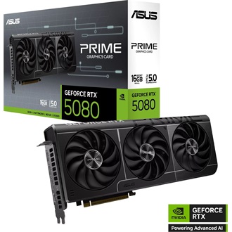 Asus GeForce RTX 5080 Prime 16GB GDDR7 256-bit grafikus kártya