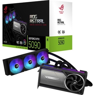 Asus GeForce RTX 5090 ROG Astral LC Gaming OC 32GB GDDR7 512-bit grafikus kártya
