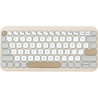 Asus Marshmallow Keyboard KW100 Bluetooth magyar membrán billentyűzet barna-fehér (Oat Milk)