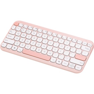 Asus Marshmallow Keyboard KW100 Bluetooth magyar membrán billentyűzet rózsaszín-fehér (Rose Clay)