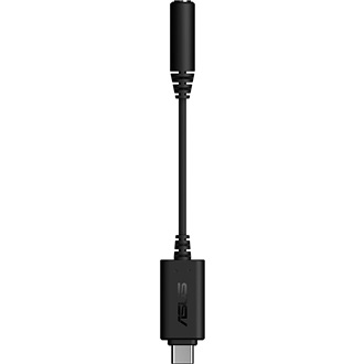 Asus Noise-Canceling Mic Adapter USB-C -> Jack stereo 3,5mm M/F adapter fekete
