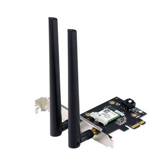 Asus PCE-AX1800 1,8Gb/s PCIe x1 Dual-Band Wi-Fi Bluetooth hálózati adapter (BT5.2)
