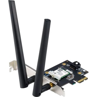 Asus PCE-BE6500 6,5Gb/s PCIe x1 Tri-Band Wi-Fi Bluetooth gaming hálózati adapter low profile