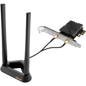 Asus PCE-BE92BT BE9200 9,2Gb/s PCIe x1 Tri-Band Wi-Fi Bluetooth gaming hálózati adapter (BT5.4)