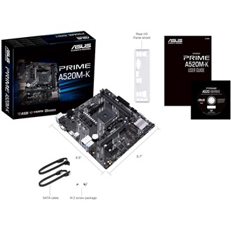 Asus PRIME A520M-K desktop alaplap microATX