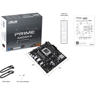 Asus PRIME A620AM-K desktop alaplap microATX