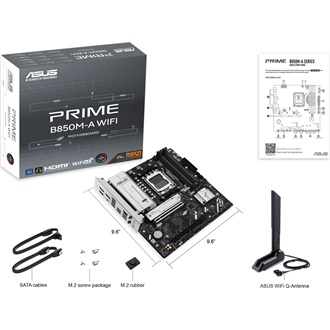 Asus PRIME B850M-A WIFI desktop alaplap microATX