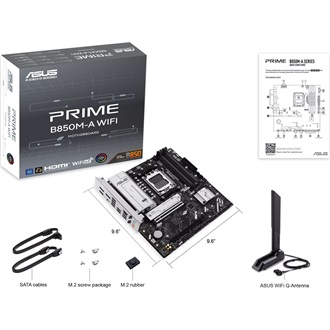 Asus PRIME B850M-F desktop alaplap microATX