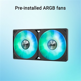Asus PRIME LC 240 ARGB processzor vízhűtő fekete