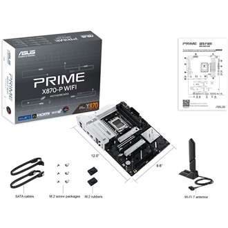 Asus PRIME X870-P WIFI desktop alaplap ATX