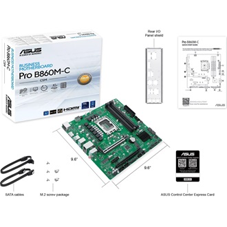 Asus PRO B860M-C-CSM desktop alaplap microATX