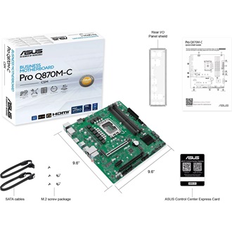 Asus PRO Q870M-C-CSM workstation alaplap microATX