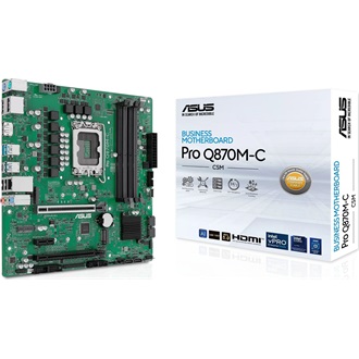 Asus PRO Q870M-C-CSM workstation alaplap microATX