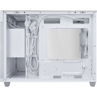 Asus Prime AP201 Tempered Glass táp nélküli ablakos MT Mini Tower számítógépház fehér