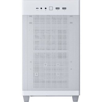 Asus Prime AP201 Tempered Glass táp nélküli ablakos MT Mini Tower számítógépház fehér