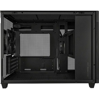 Asus Prime AP201 Tempered Glass táp nélküli ablakos MT Mini Tower számítógépház fekete