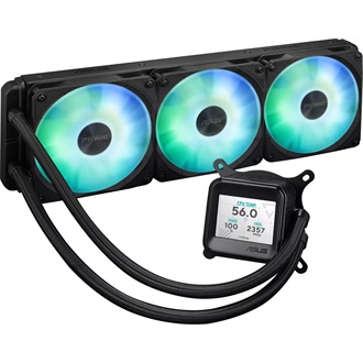 Asus Prime LC 360 ARGB LCD processzor vízhűtő fekete