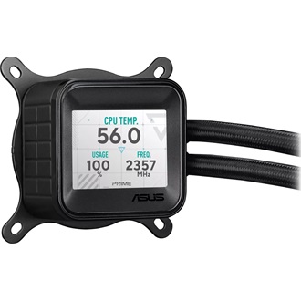Asus Prime LC 360 ARGB LCD processzor vízhűtő fekete