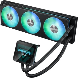 Asus Prime LC II 360 ARGB LCD processzor vízhűtő fekete