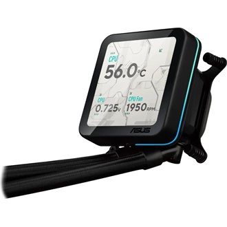 Asus Prime LC II 360 ARGB LCD processzor vízhűtő fekete
